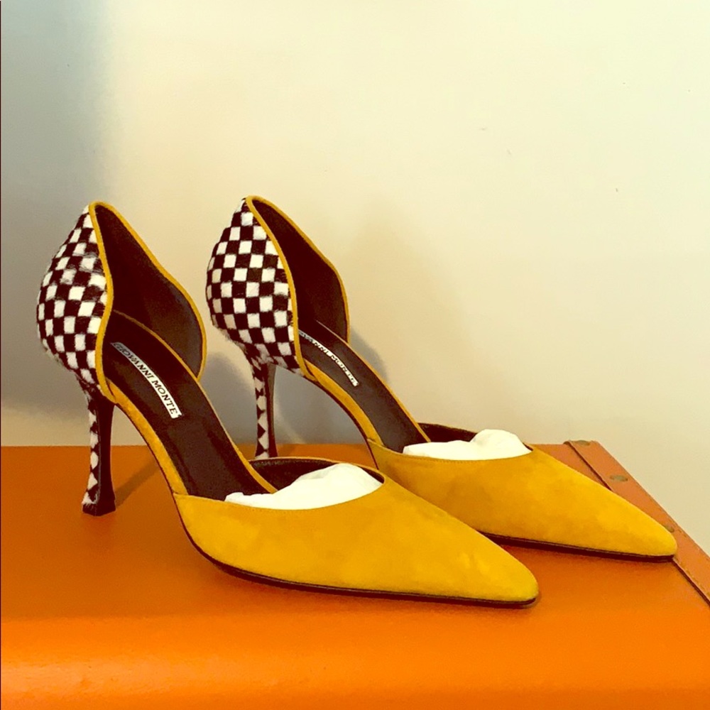 Giovanni Monte D’orsey checkered heel